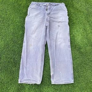 Carhartt faded grey carpenter pants